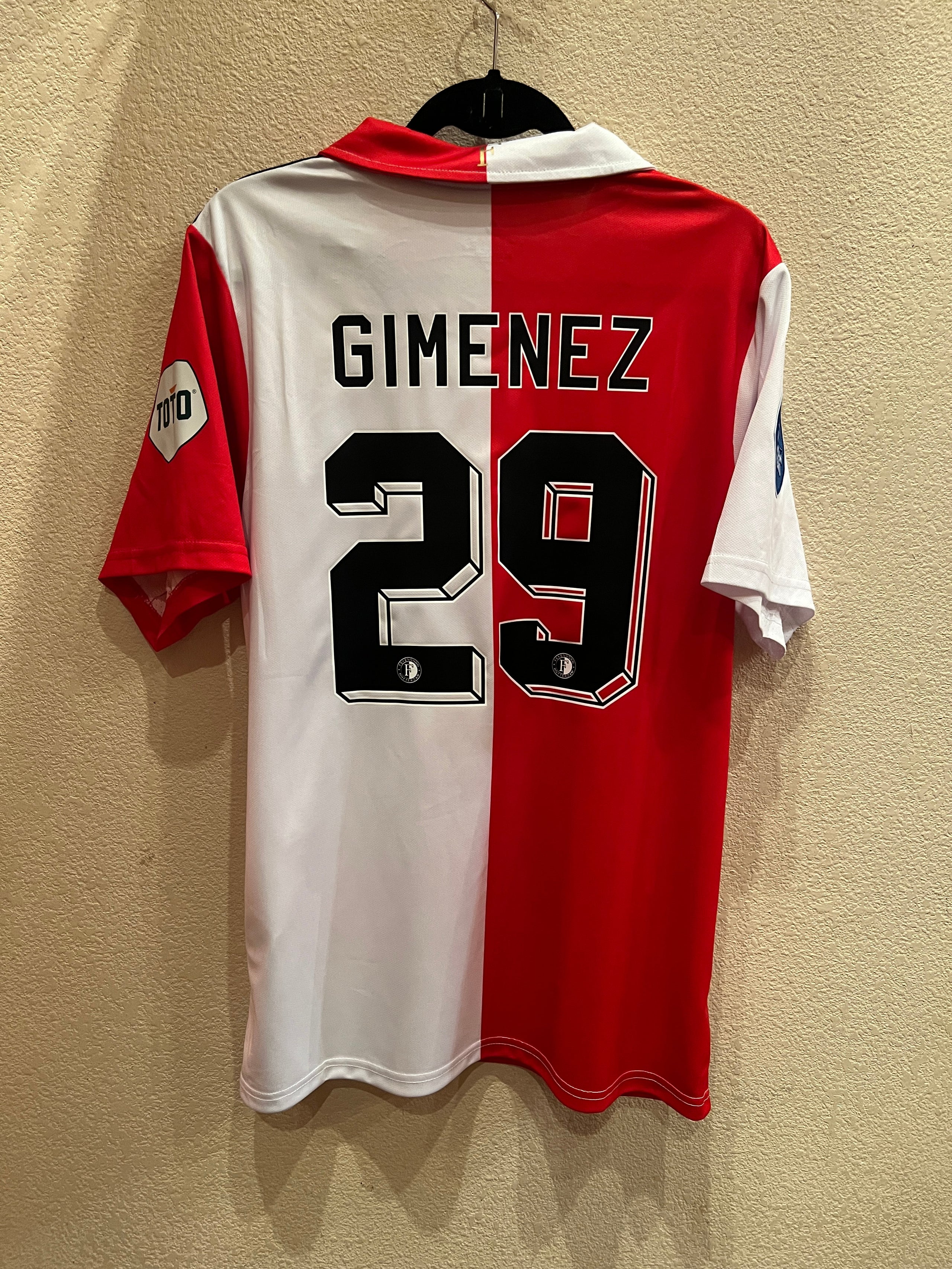 Feyenoord 2022/2023 Santi Gimenez home jersey | 210VintageSoccerJerseys
